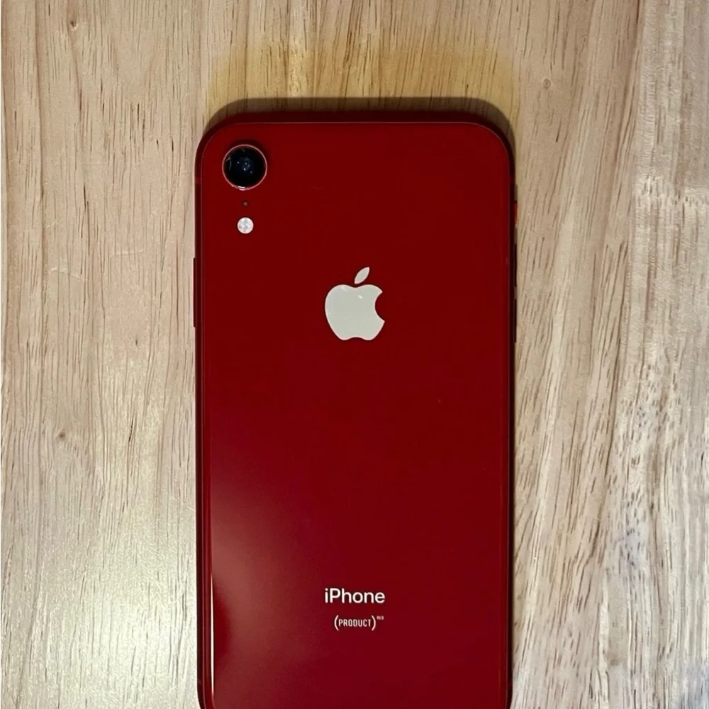 Apple Product Red iPhone XR Vibrant Design